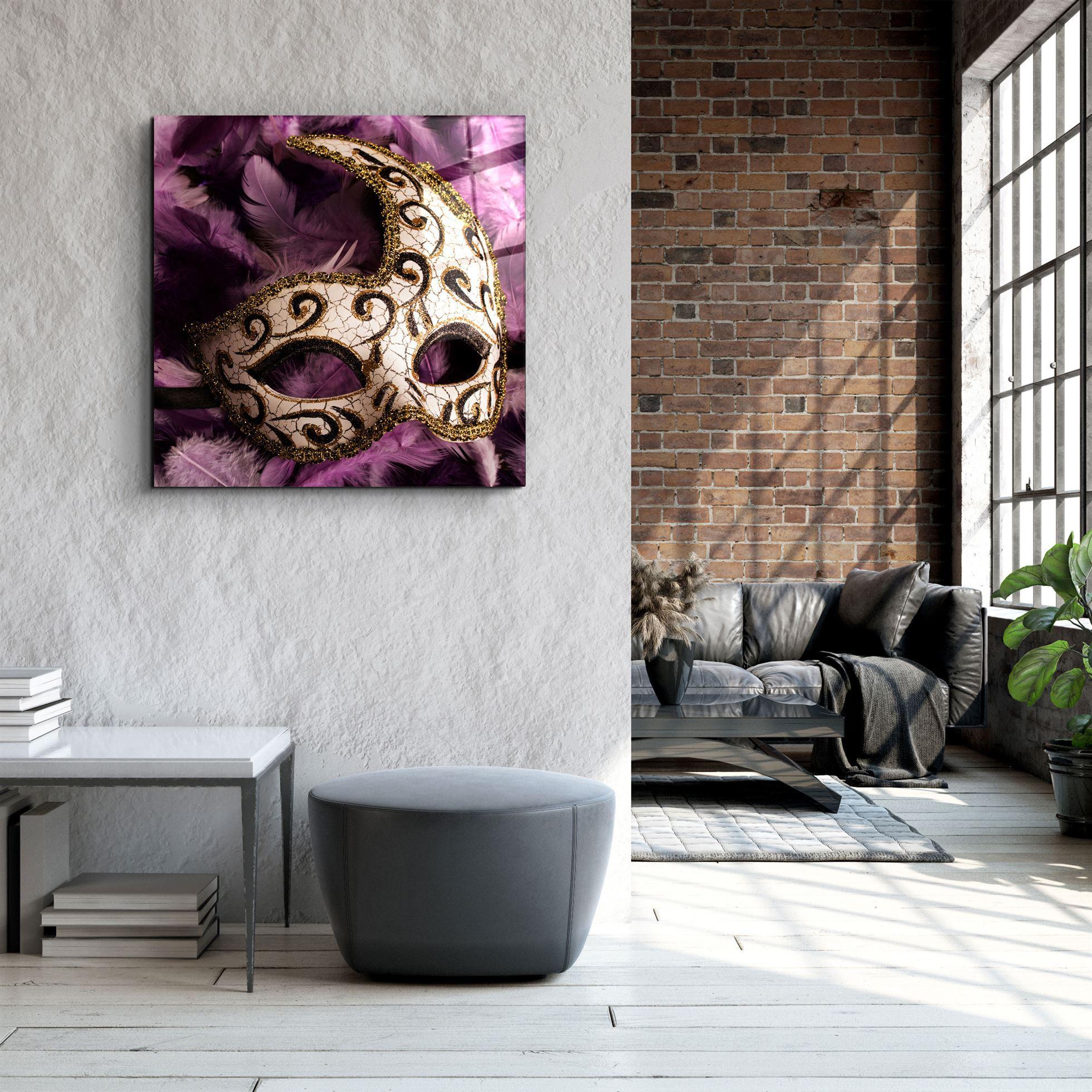 ・"Ball Mask"・Glass Wall Art - ArtDesigna Glass Printing Wall Art