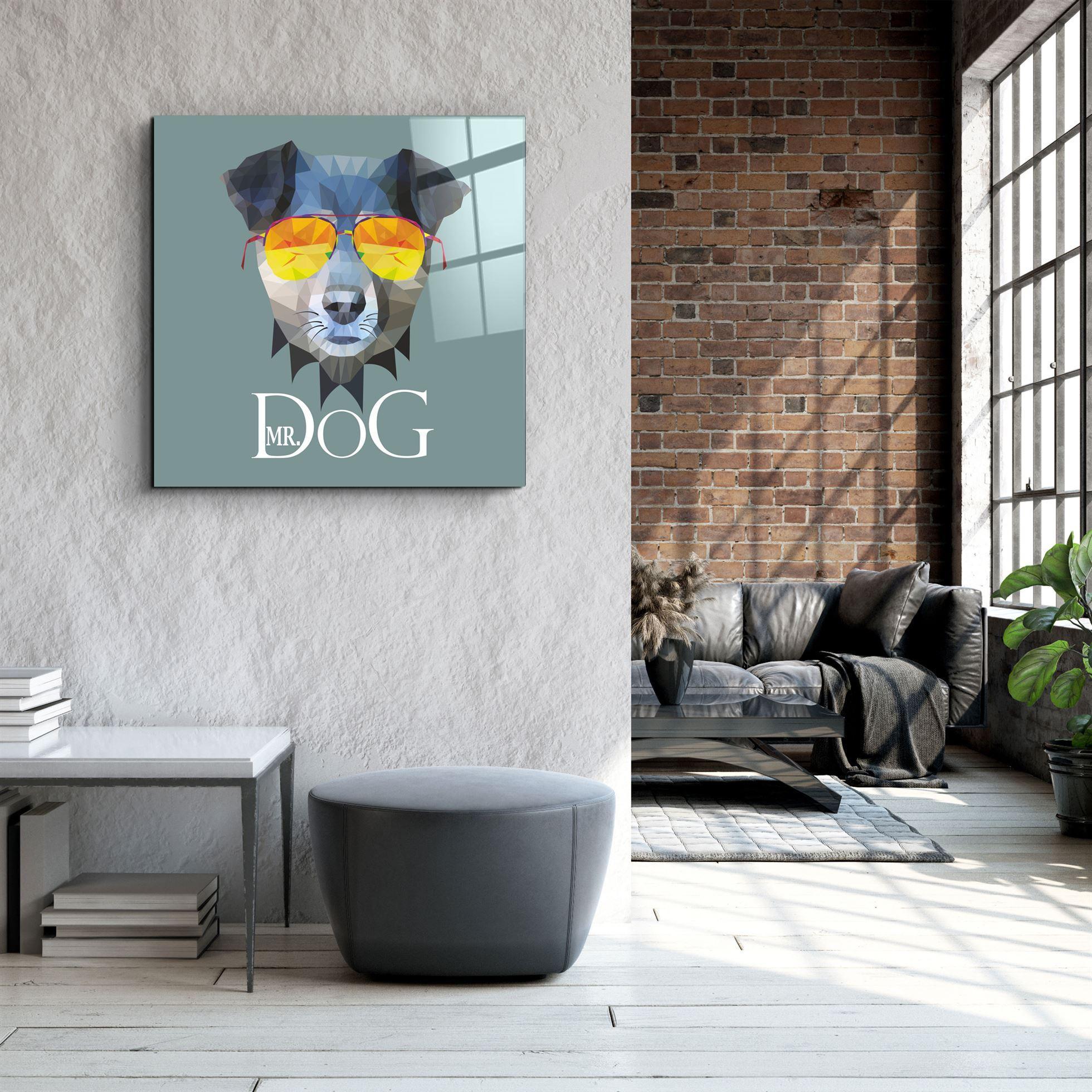 ・"Dog"・Glass Wall Art - ArtDesigna Glass Printing Wall Art