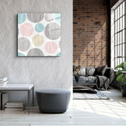 ・"Dots"・Glass Wall Art - ArtDesigna Glass Printing Wall Art