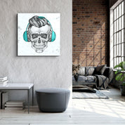 ・"Skulla3"・Glass Wall Art - ArtDesigna Glass Printing Wall Art
